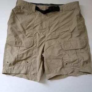 Croft & Barrow Nylon Cargo Shorts, Size 32